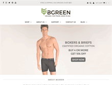 Tablet Screenshot of bgreen.com